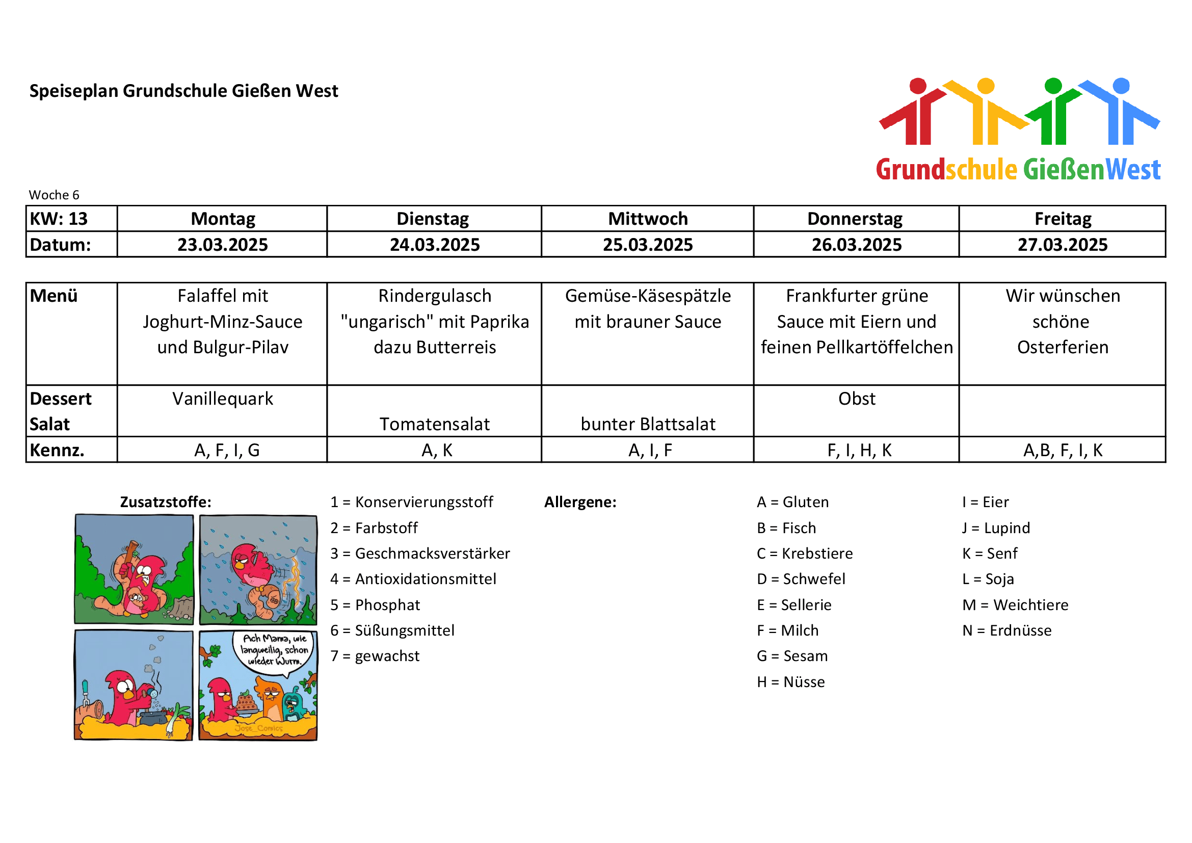 2026 13 Speiseplan Woche 6